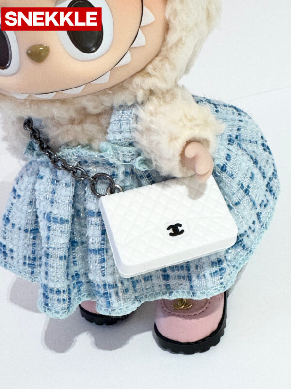 Chanel Dream in Blue - 7" Labubu Couture Set - Image 6